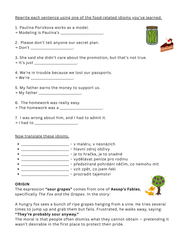 IDIOMS AND PHRASES e-book - Obrázek 7
